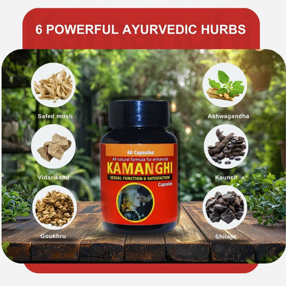 Kamanghi Capsules - All natural formula for enhanced sexual function & satisfaction
