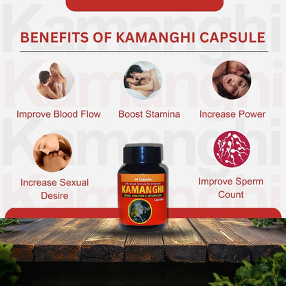 Kamanghi Capsules - All natural formula for enhanced sexual function & satisfaction