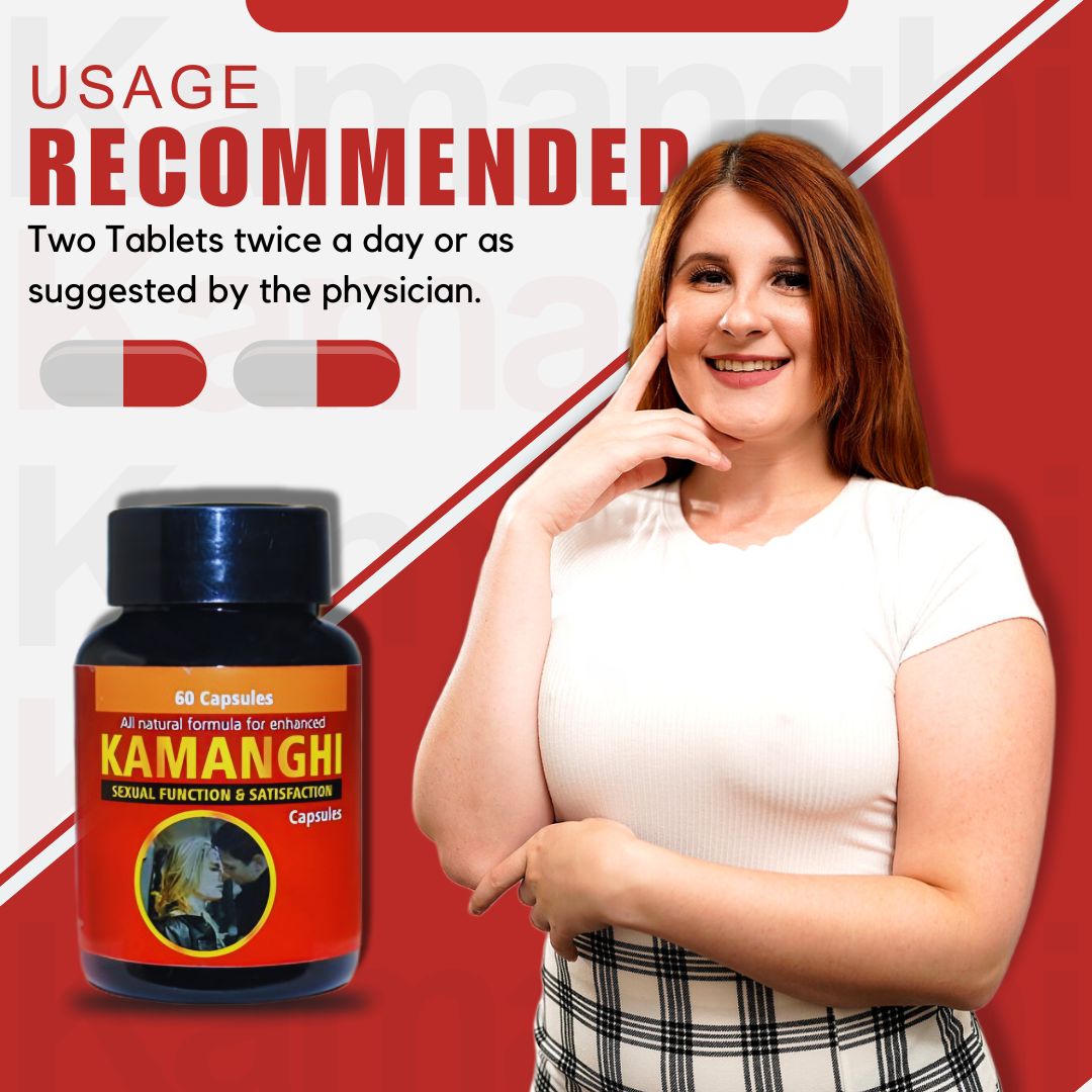 Kamanghi Capsules - All natural formula for enhanced sexual function & satisfaction